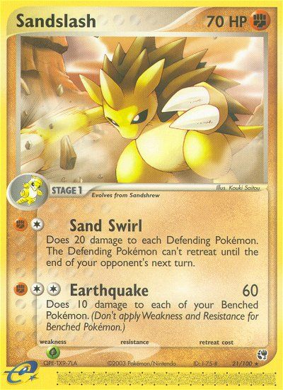 Sandslash (21/100) [EX: Sandstorm] | North Game Den