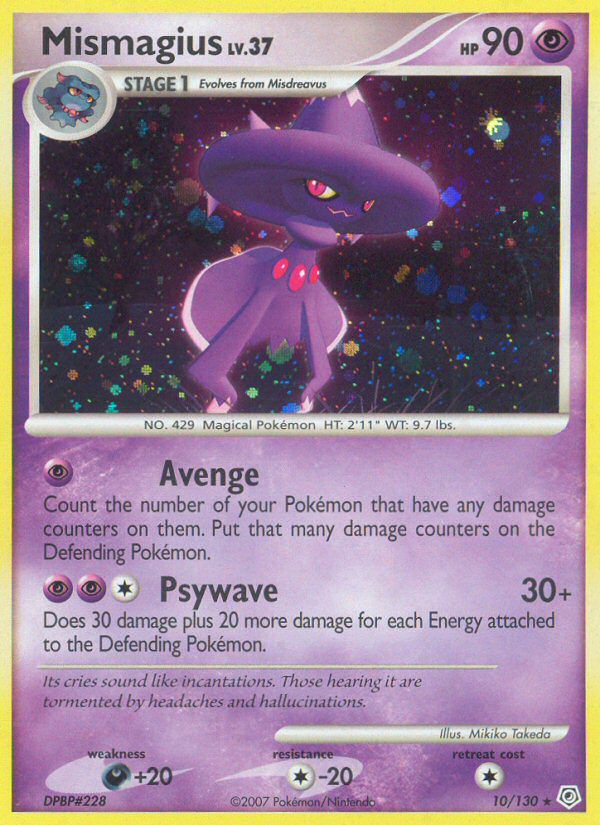 Mismagius (10/130) [Diamond & Pearl: Base Set] | North Game Den