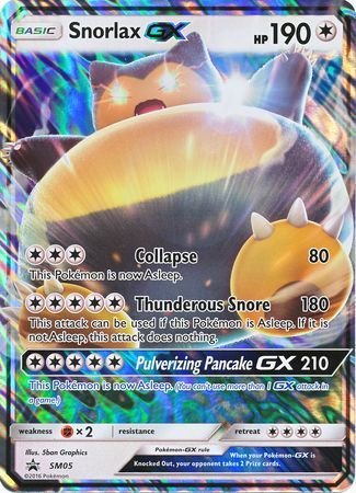 Snorlax GX (SM05) (Jumbo Card) [Sun & Moon: Black Star Promos] | North Game Den