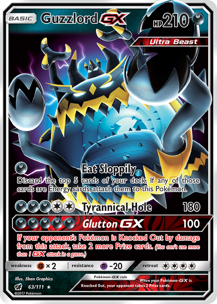 Guzzlord GX (63/111) [Sun & Moon: Crimson Invasion] | North Game Den