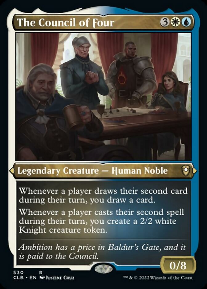 The Council of Four (Foil Etched) [Commander Legends: Battle for Baldur's Gate] | North Game Den