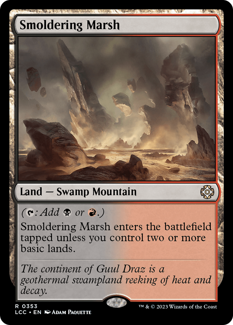 Smoldering Marsh [The Lost Caverns of Ixalan Commander] | North Game Den