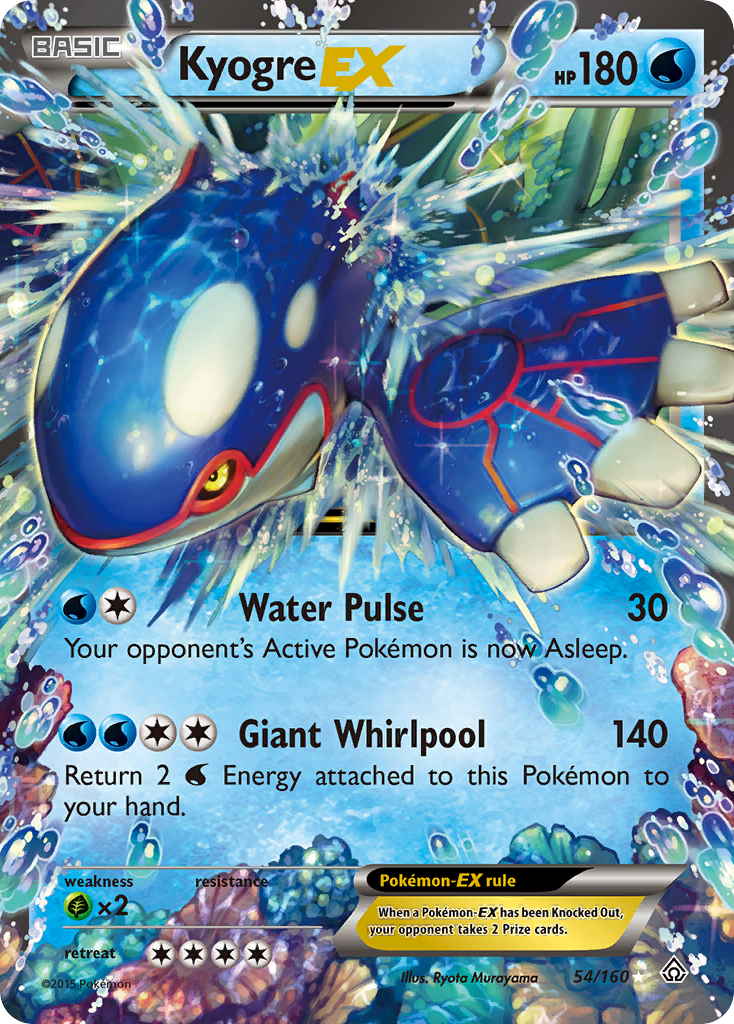 Kyogre EX (54/160) [XY: Primal Clash] | North Game Den