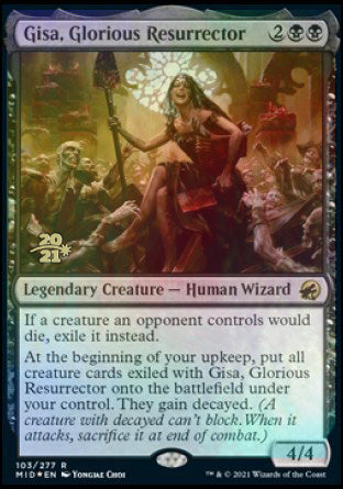 Gisa, Glorious Resurrector [Innistrad: Midnight Hunt Prerelease Promos] | North Game Den