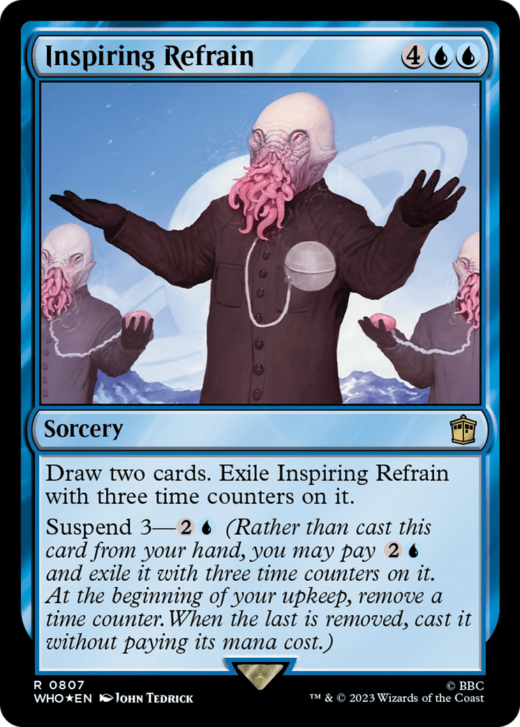 Inspiring Refrain (Surge Foil) [Doctor Who] | North Game Den