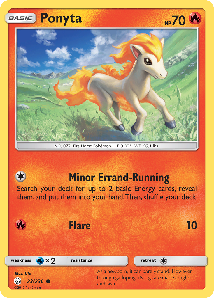 Ponyta (23/236) [Sun & Moon: Cosmic Eclipse] | North Game Den