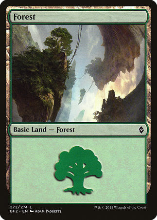 Forest (272) [Battle for Zendikar] | North Game Den