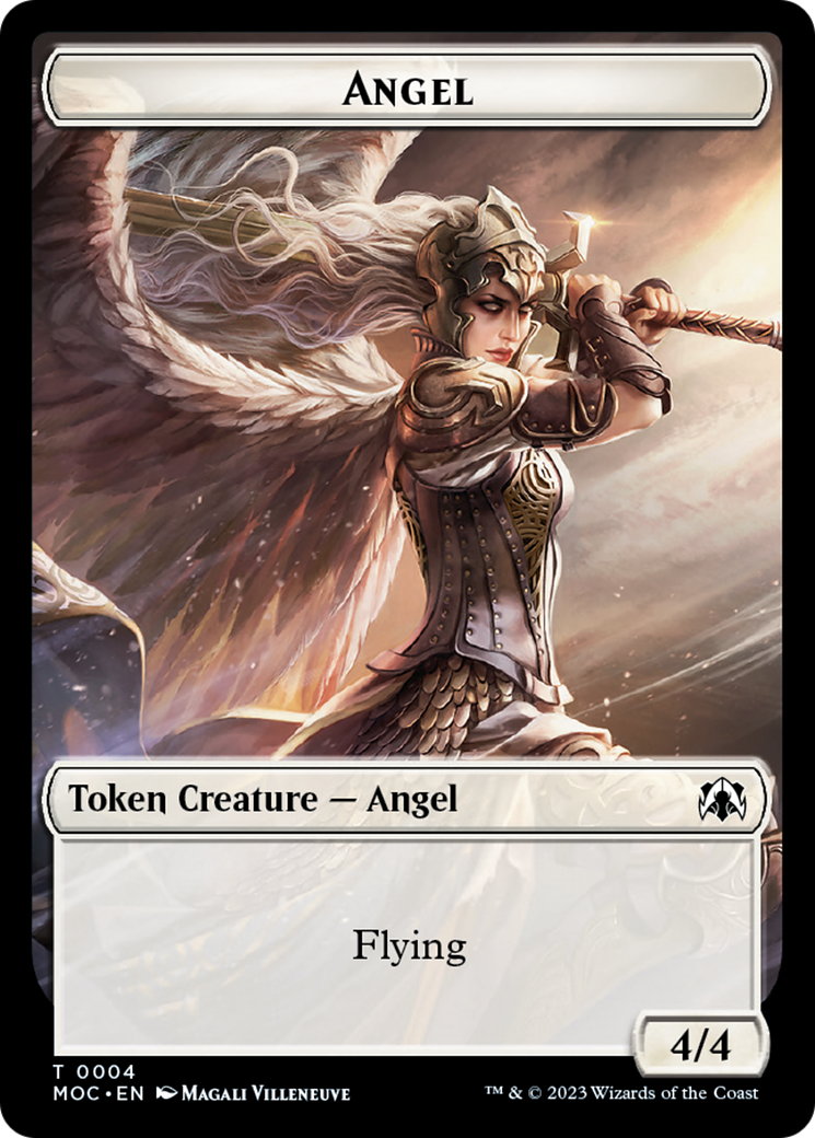 Eldrazi // Angel (4) Double-Sided Token [March of the Machine Commander Tokens] | North Game Den