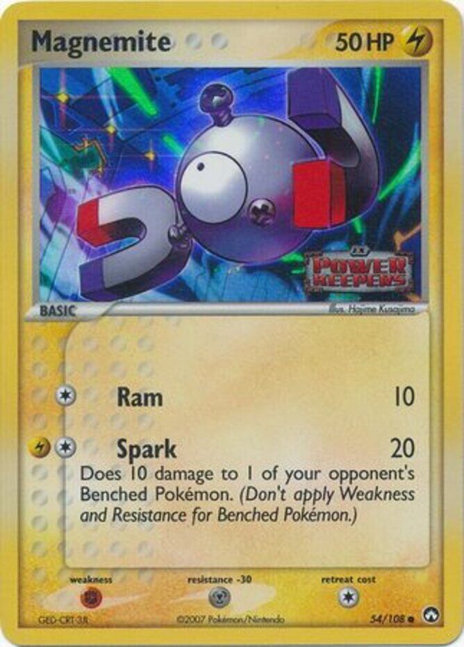 Magnemite (54/108) (Stamped) [EX: Power Keepers] | North Game Den