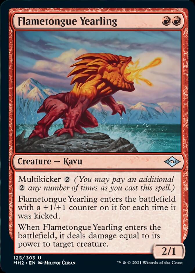 Flametongue Yearling [Modern Horizons 2] | North Game Den