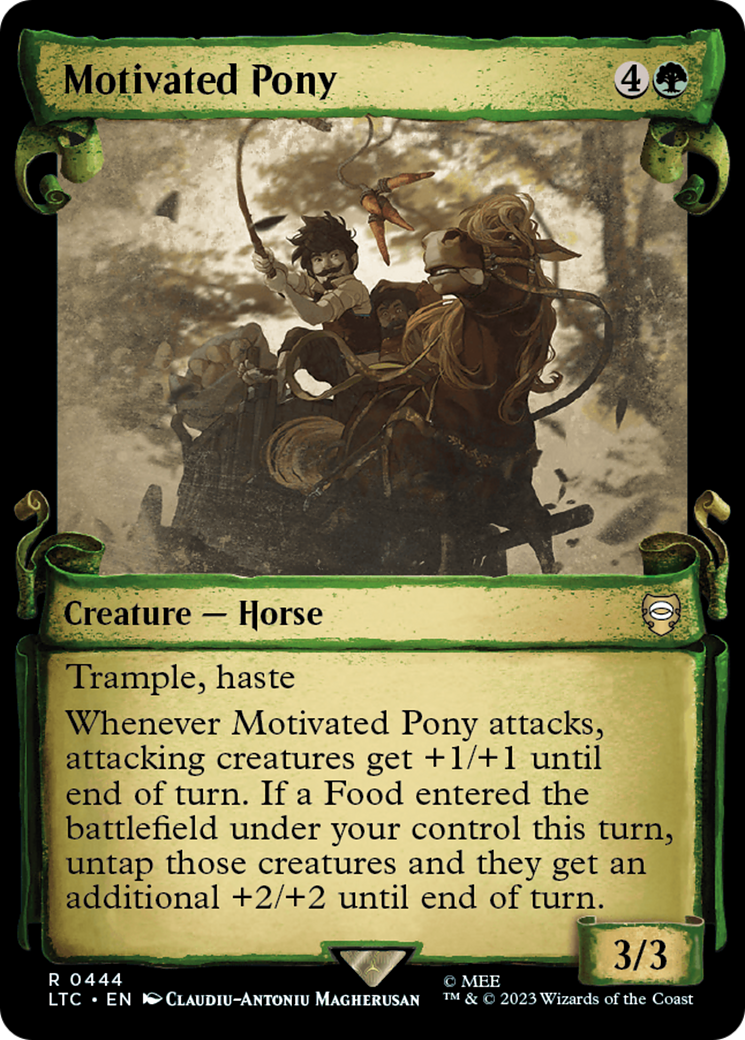 Motivated Pony [The Lord of the Rings: Tales of Middle-Earth Commander Showcase Scrolls] | North Game Den