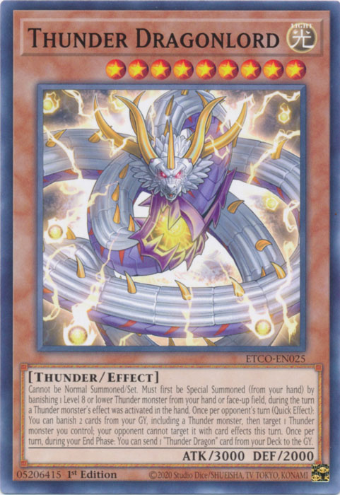 Thunder Dragonlord [ETCO-EN025] Common | North Game Den