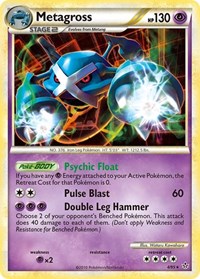 Metagross (4/95) (Cracked Ice Holo) (Theme Deck Exclusive) [HeartGold & SoulSilver: Unleashed] | North Game Den