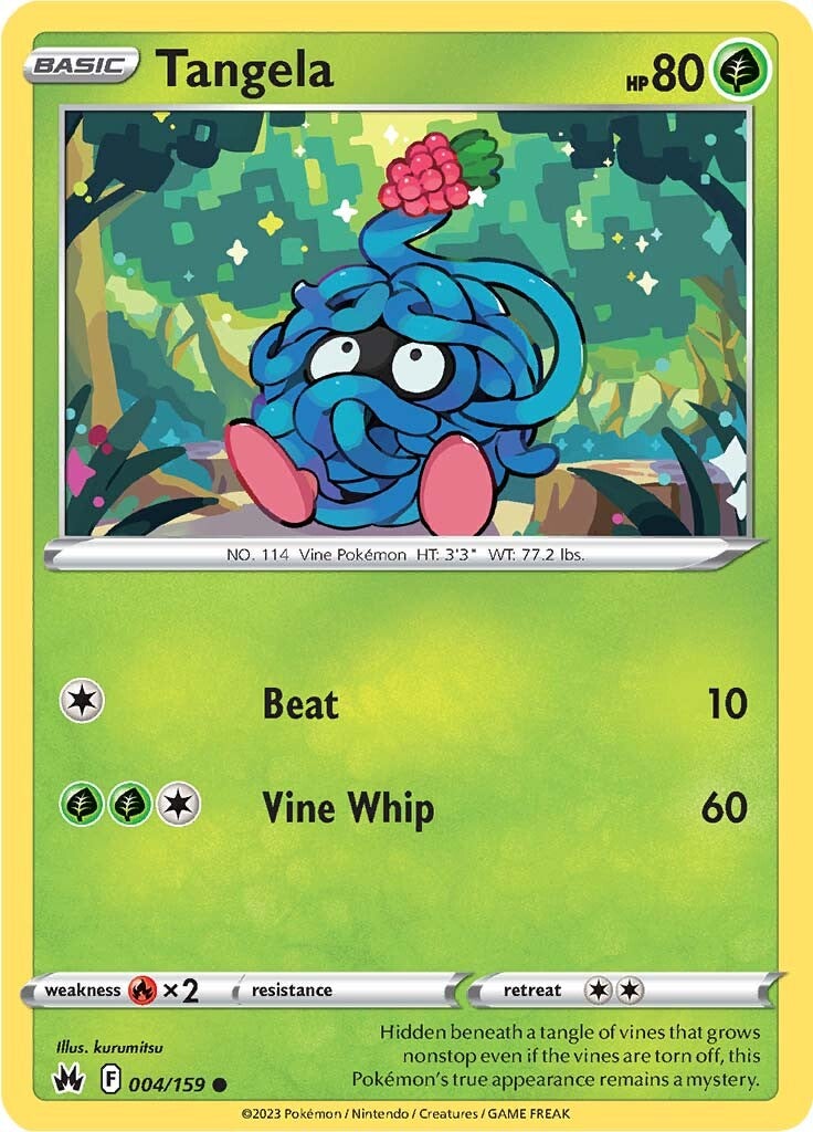 Tangela (004/159) [Sword & Shield: Crown Zenith] | North Game Den