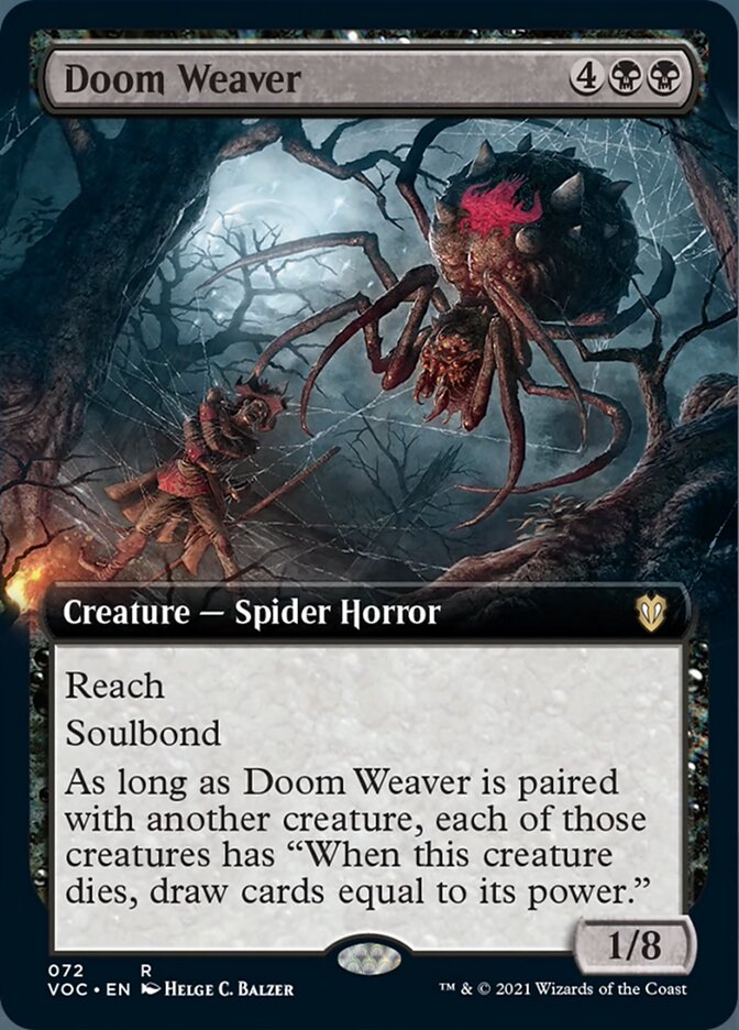 Doom Weaver (Extended) [Innistrad: Crimson Vow Commander] | North Game Den