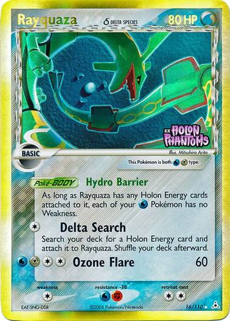 Rayquaza (16/110) (Delta Species) (Stamped) [EX: Holon Phantoms] | North Game Den