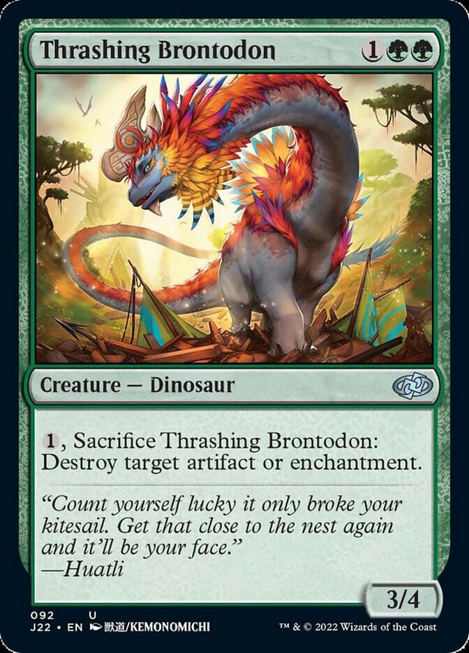 Thrashing Brontodon [Jumpstart 2022] | North Game Den