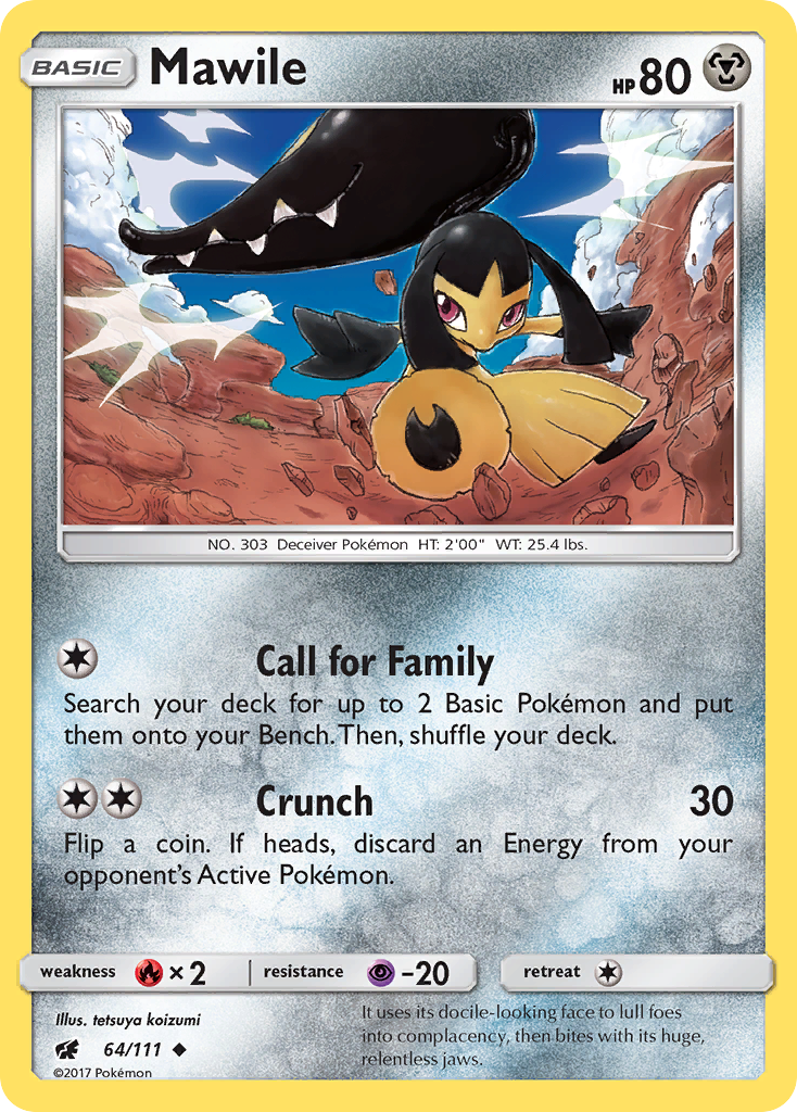 Mawile (64/111) [Sun & Moon: Crimson Invasion] | North Game Den