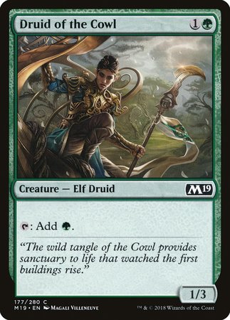 Druid of the Cowl [Core Set 2019] | North Game Den