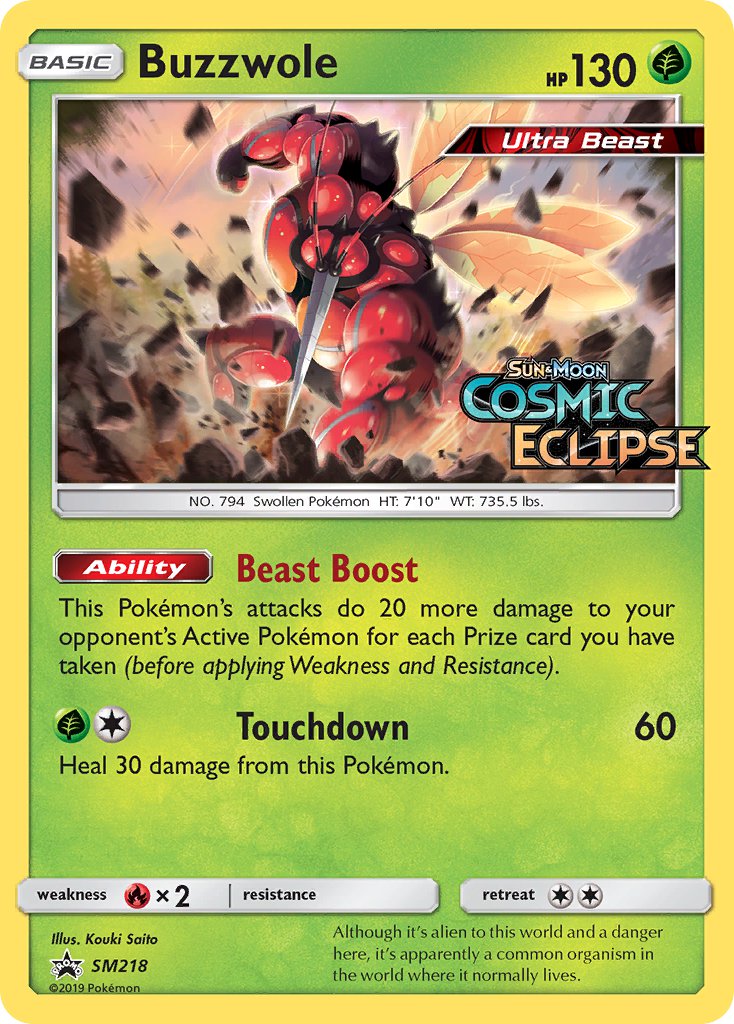 Buzzwole (SM218) [Sun & Moon: Black Star Promos] | North Game Den
