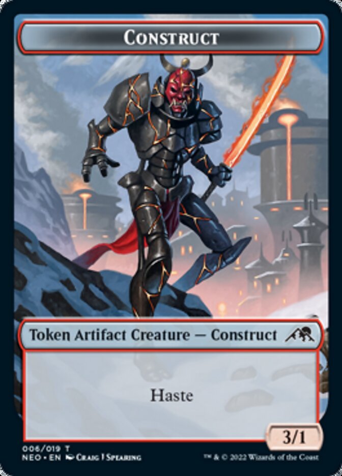 Construct (006) // Blood (017) Double-sided Token [Challenger Decks 2022 Tokens] | North Game Den