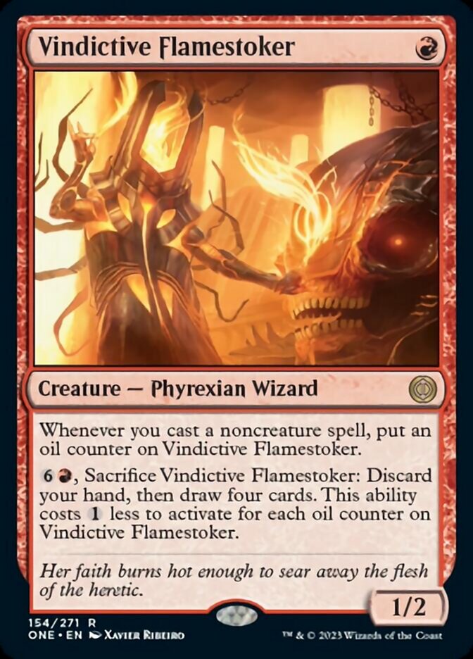 Vindictive Flamestoker [Phyrexia: All Will Be One] | North Game Den