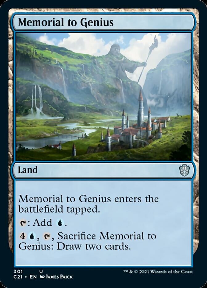Memorial to Genius [Commander 2021] | North Game Den