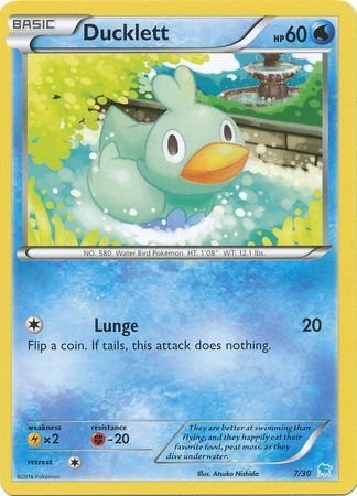 Ducklett (7/30) [XY: Trainer Kit 3 - Suicune] | North Game Den