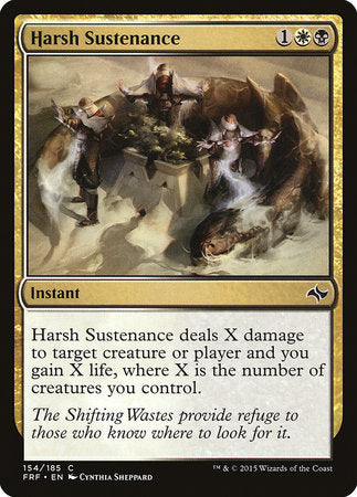 Harsh Sustenance [Fate Reforged] | North Game Den