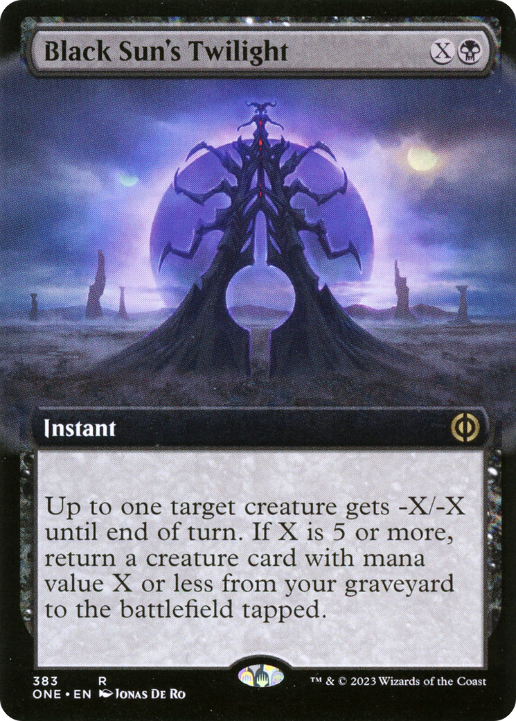 Black Sun's Twilight (Extended Art) [Phyrexia: All Will Be One] | North Game Den