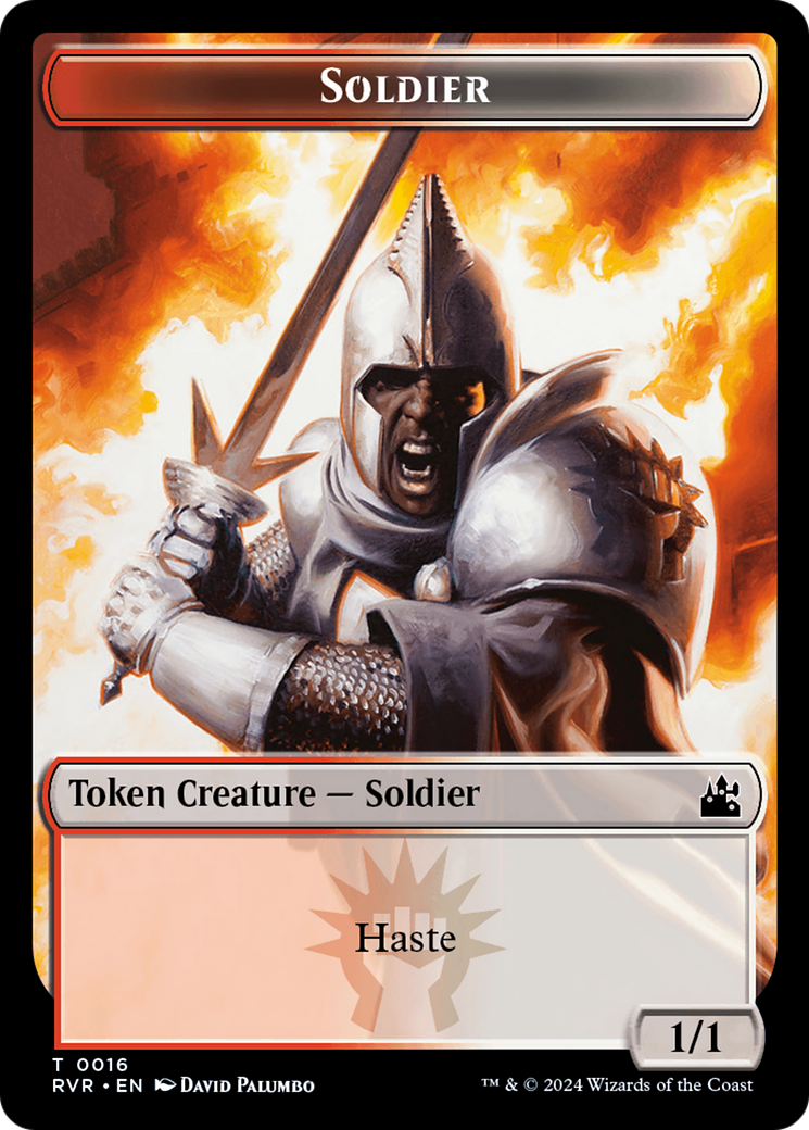 Soldier Token [Ravnica Remastered Tokens] | North Game Den