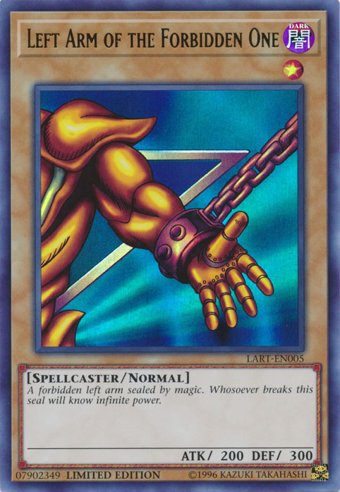 Left Arm of the Forbidden One [LART-EN005] Ultra Rare | North Game Den