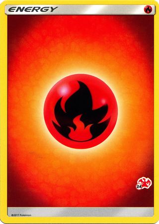 Fire Energy (Charizard Stamp #24) [Battle Academy 2020] | North Game Den