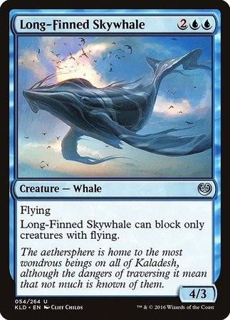 Long-Finned Skywhale [Kaladesh] | North Game Den