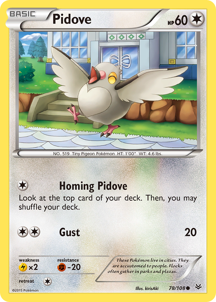 Pidove (78/108) [XY: Roaring Skies] | North Game Den