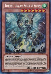 Tempest, Dragon Ruler of Storms [CT10-EN004] Secret Rare | North Game Den