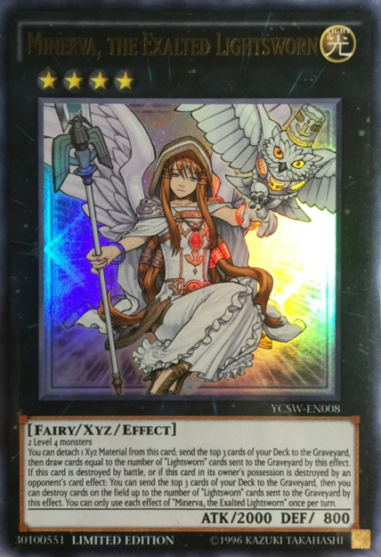 Minerva, the Exalted Lightsworn [YCSW-EN008] Ultra Rare | North Game Den