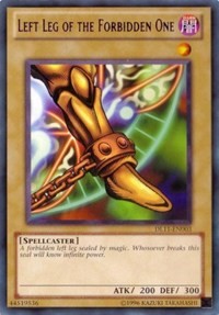 Left Leg of the Forbidden One (Red) [DL11-EN003] Rare | North Game Den