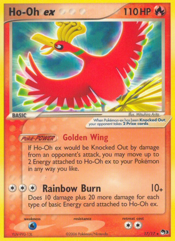 Ho-Oh ex (17/17) (Holo) [POP Series 3] | North Game Den