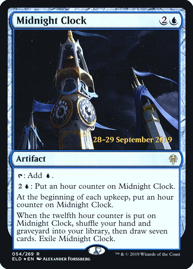 Midnight Clock  [Throne of Eldraine Prerelease Promos] | North Game Den
