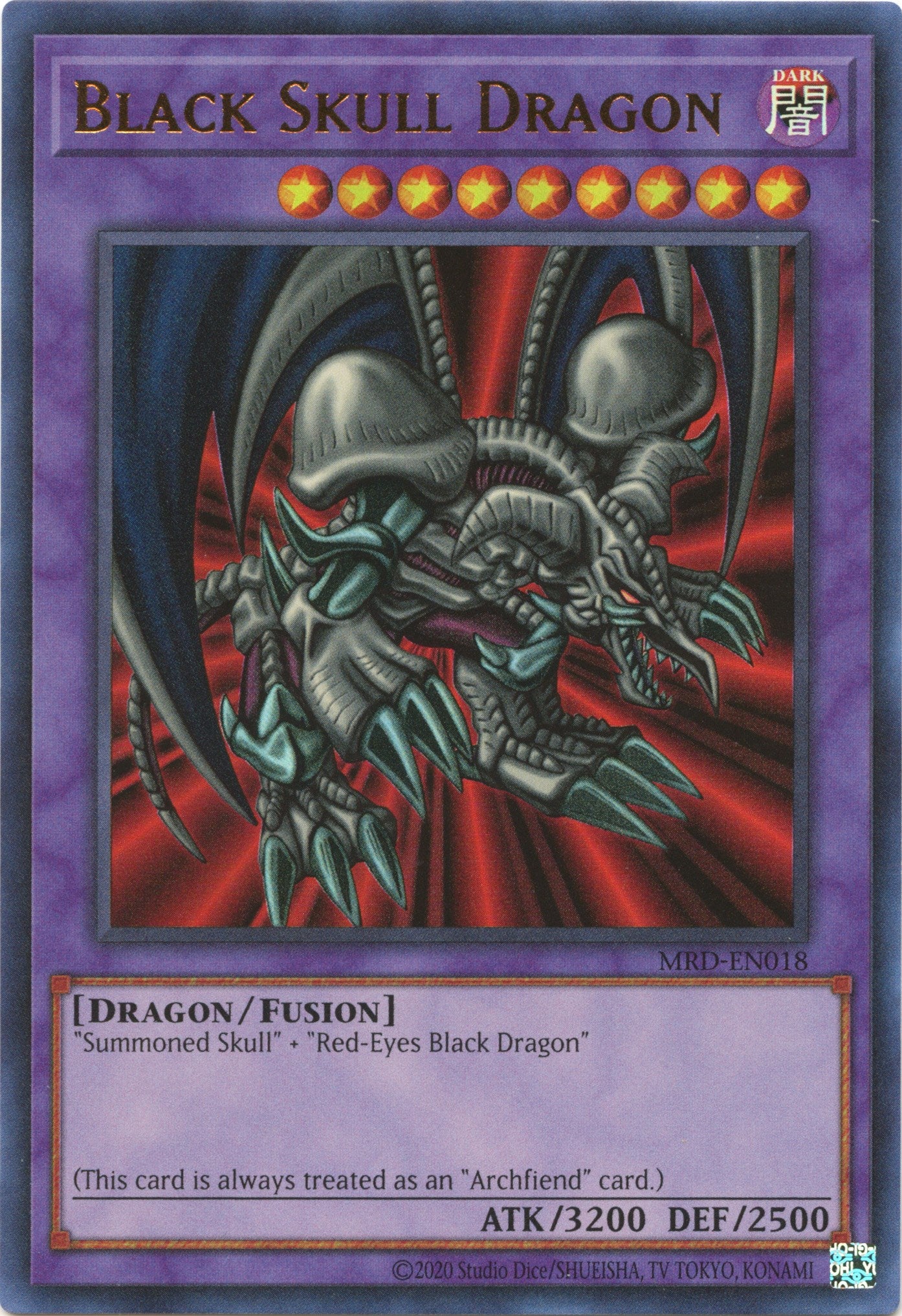 Black Skull Dragon (25th Anniversary) [MRD-EN018] Ultra Rare | North Game Den