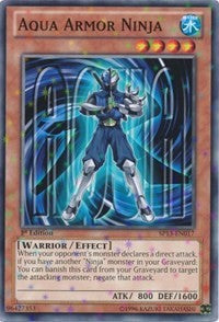 Aqua Armor Ninja [SP13-EN017] Starfoil Rare | North Game Den