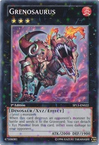 Grenosaurus [SP13-EN022] Starfoil Rare | North Game Den