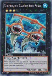 Submersible Carrier Aero Shark [SP13-EN024] Starfoil Rare | North Game Den