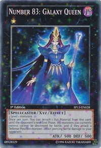 Number 83: Galaxy Queen [SP13-EN028] Starfoil Rare | North Game Den