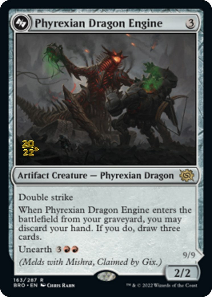 Phyrexian Dragon Engine [The Brothers' War: Prerelease Promos] | North Game Den