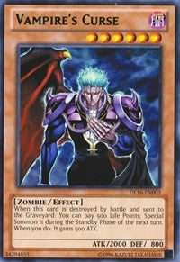 Vampire's Curse (Green) [DL16-EN003] Rare | North Game Den