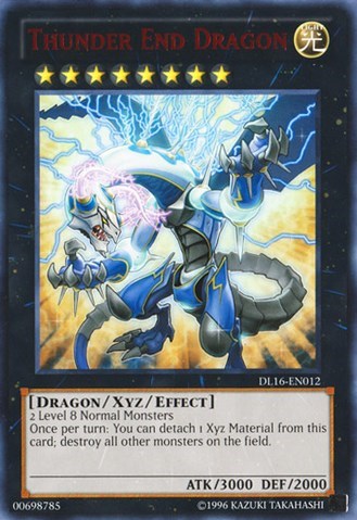 Thunder End Dragon (Red) [DL16-EN012] Rare | North Game Den