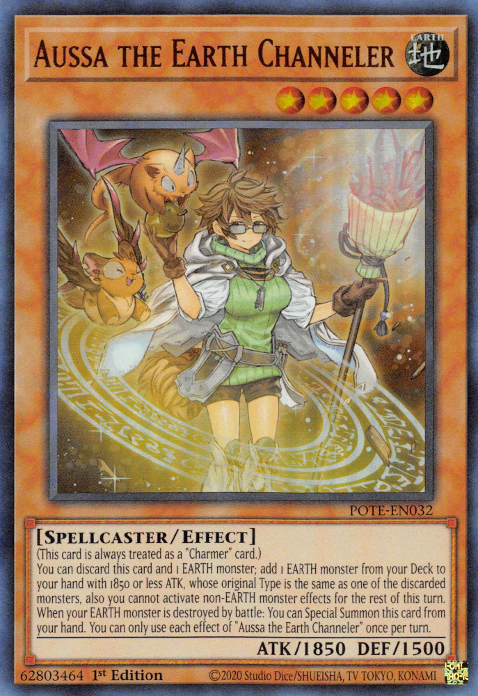 Aussa the Earth Channeler [POTE-EN032] Ultra Rare | North Game Den