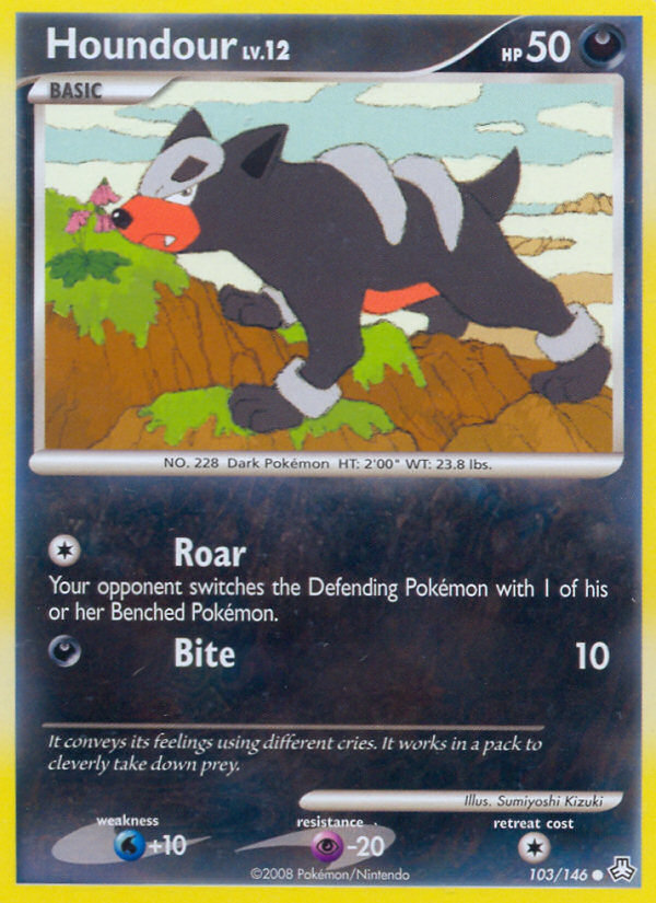 Houndour (103/146) [Diamond & Pearl: Legends Awakened] | North Game Den